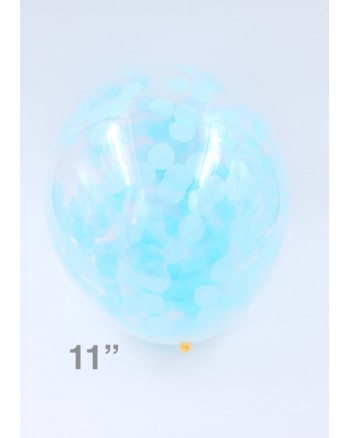 Confetti Balloon - Light Blue